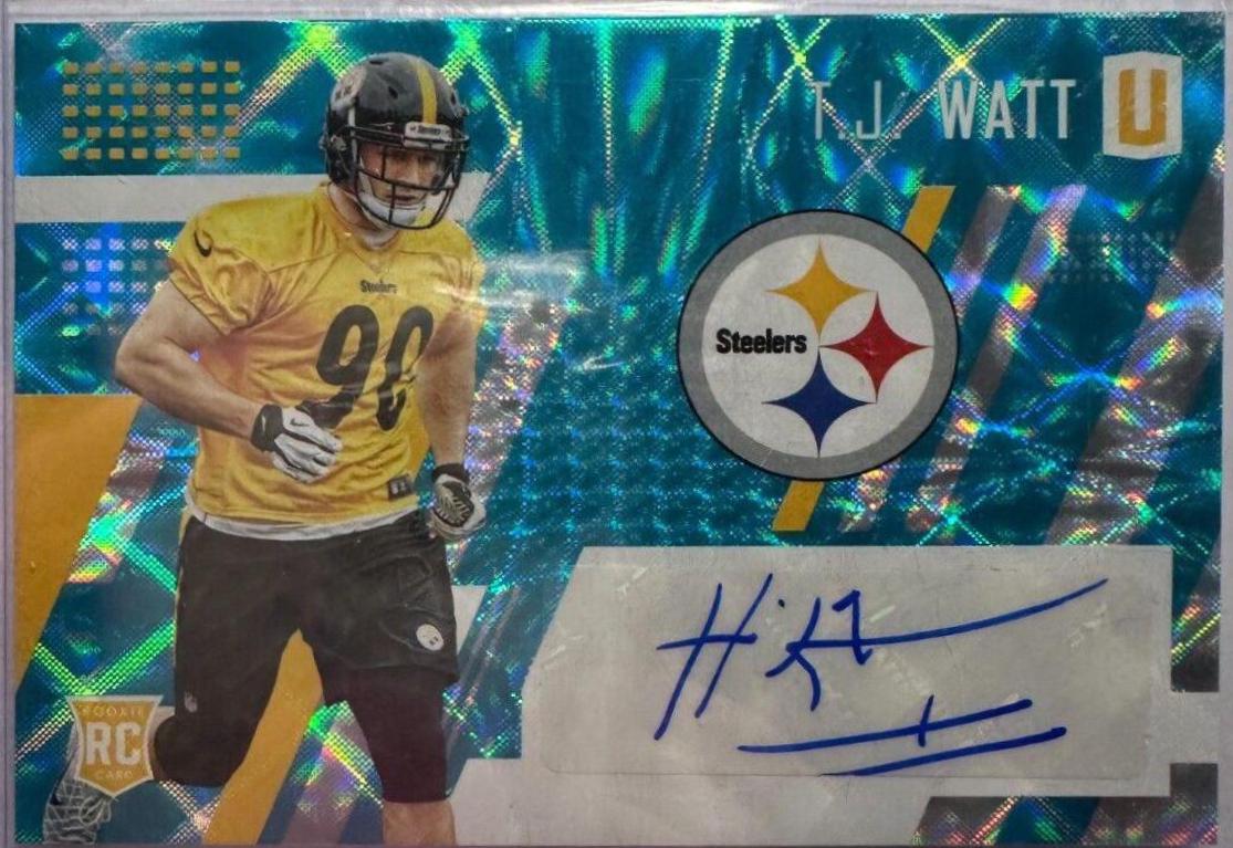 T.J. Watt [Autograph Teal] #255