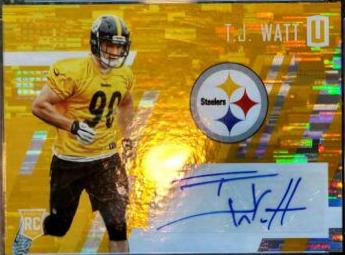 T.J. Watt [Autograph Yellow] #255