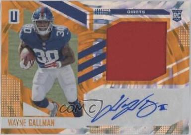 Wayne Gallman [Autograph Jersey Orange] #316