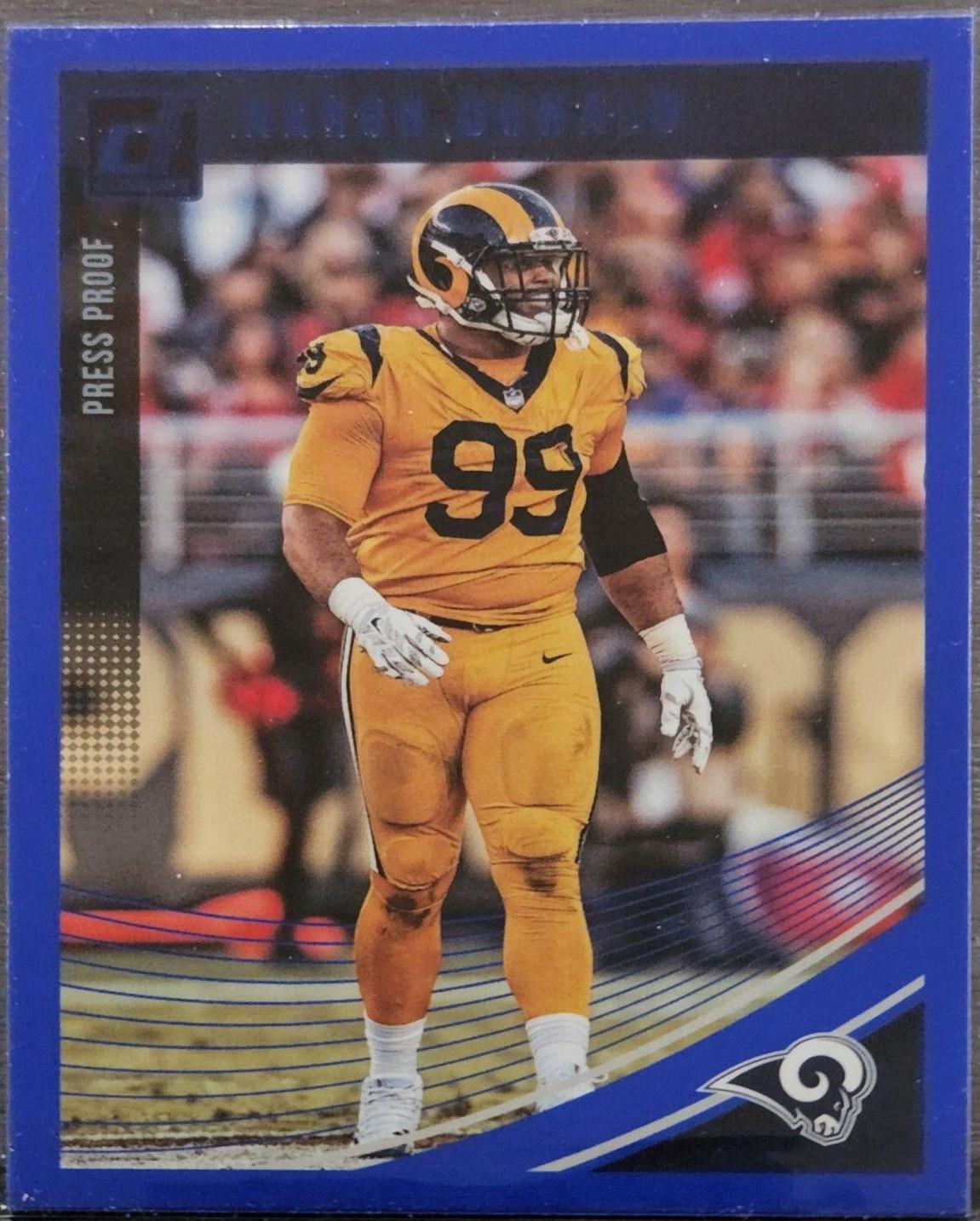 Aaron Donald [Press Proof Blue] #150