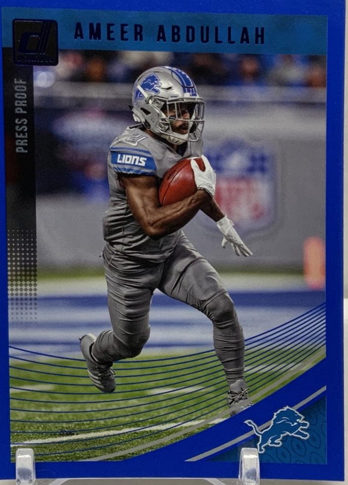 Ameer Abdullah [Press Proof Blue] #98