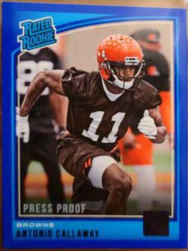 Antonio Callaway [Press Proof Blue] #341