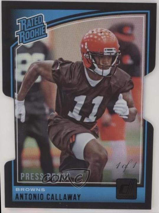 Antonio Callaway [Press Proof Silver Die-Cut] #341