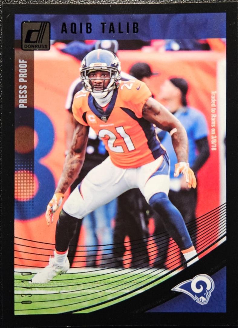 Aqib Talib [Press Proof Black] #86