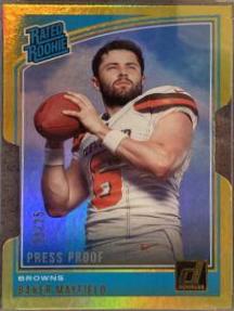 Baker Mayfield [Press Proof Gold Die-Cut] #303