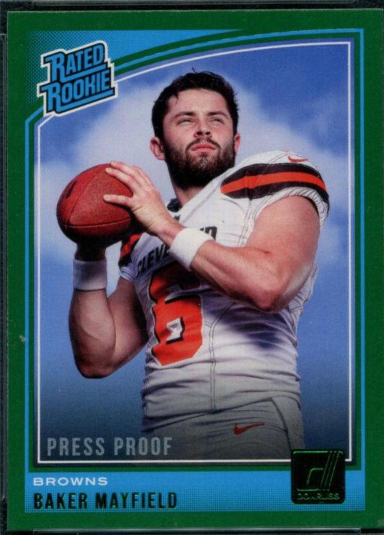 Baker Mayfield [Press Proof Green] #303