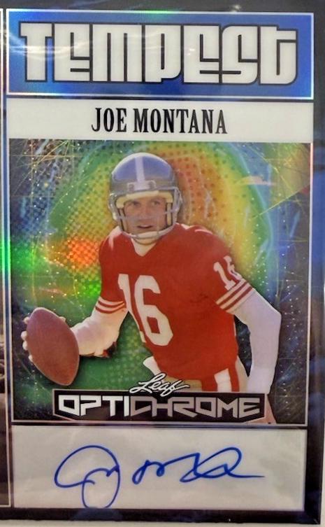 Joe Montana [Prismatic Blue] #TA-JM1