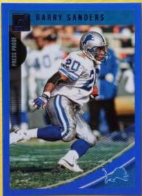 Barry Sanders [Press Proof Blue] #102