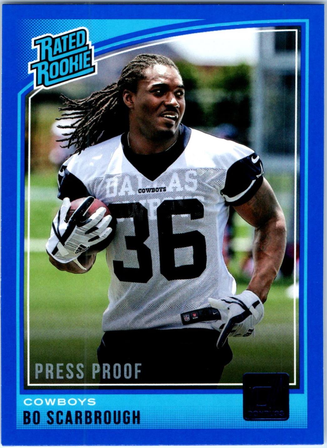 Bo Scarbrough [Press Proof Blue] #344