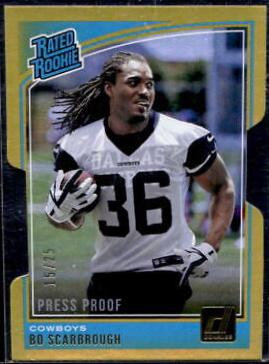 Bo Scarbrough [Press Proof Gold Die-Cut] #344