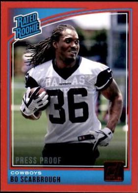 Bo Scarbrough [Press Proof Red] #344