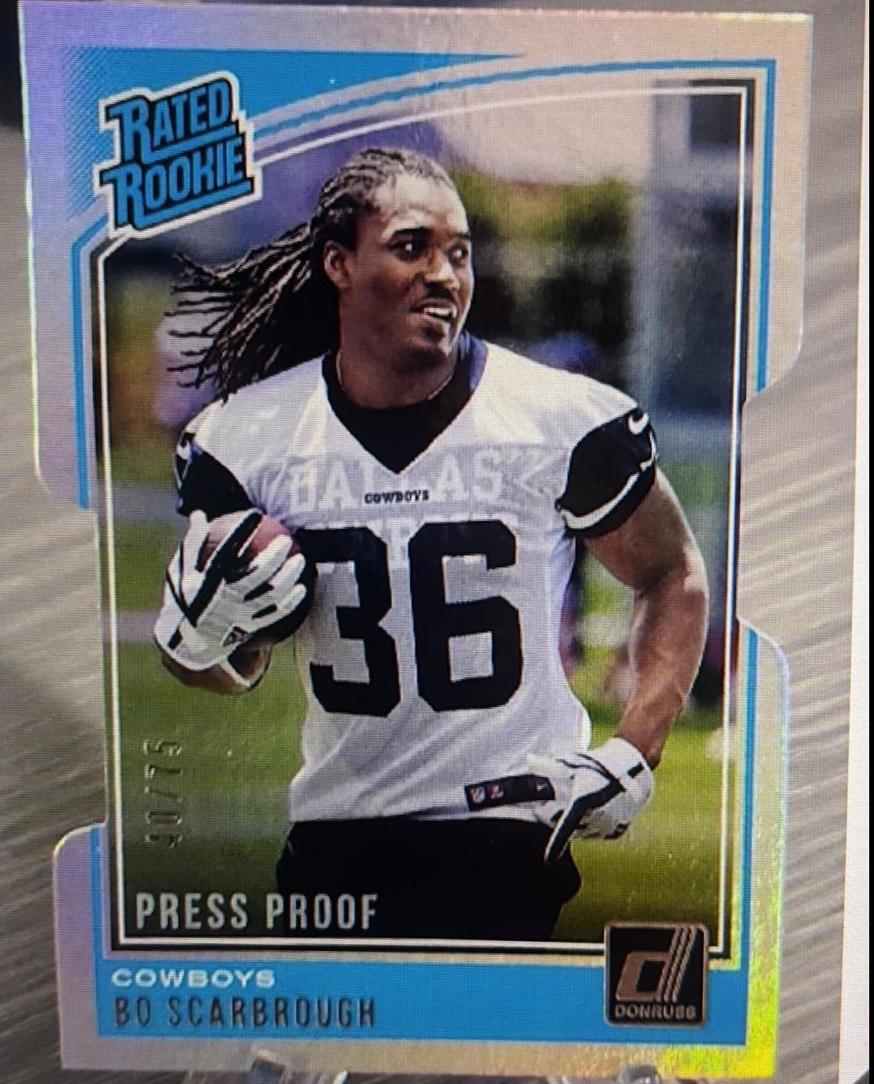 Bo Scarbrough [Press Proof Silver Die-Cut] #344