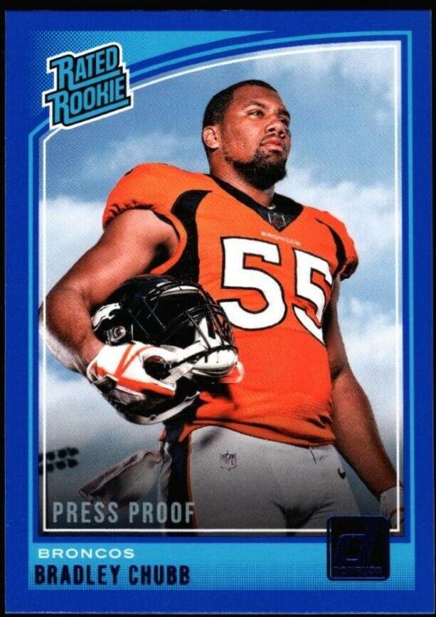 Bradley Chubb [Press Proof Blue] #319