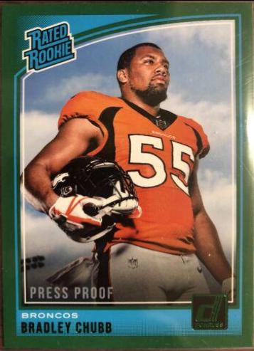 Bradley Chubb [Press Proof Green] #319