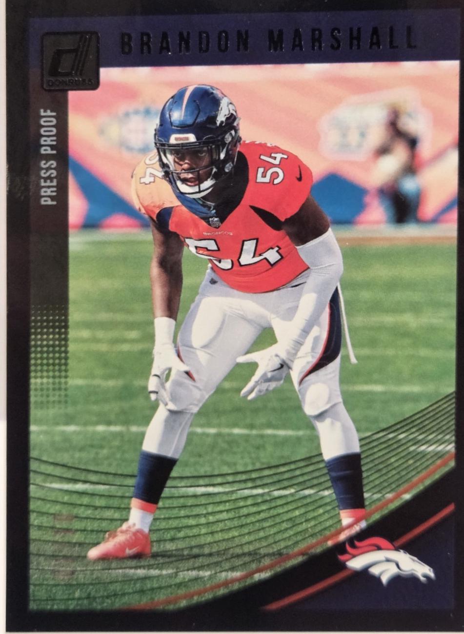 Brandon Marshall [Press Proof Black] #92