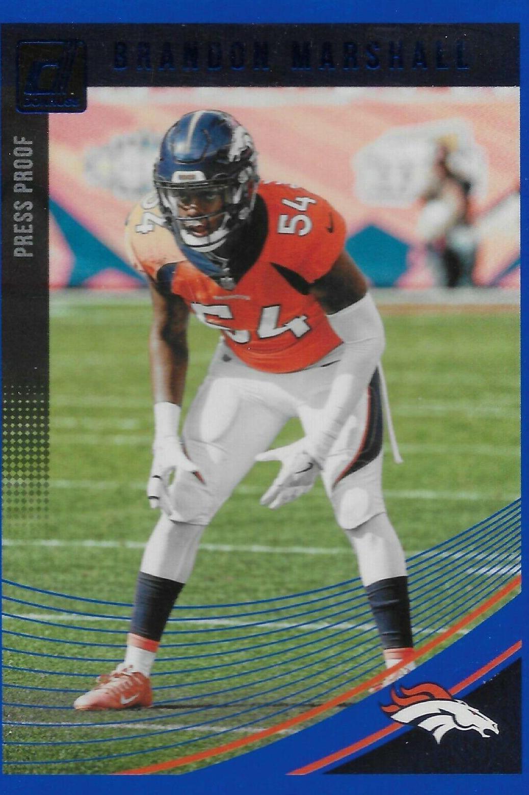 Brandon Marshall [Press Proof Blue] #92