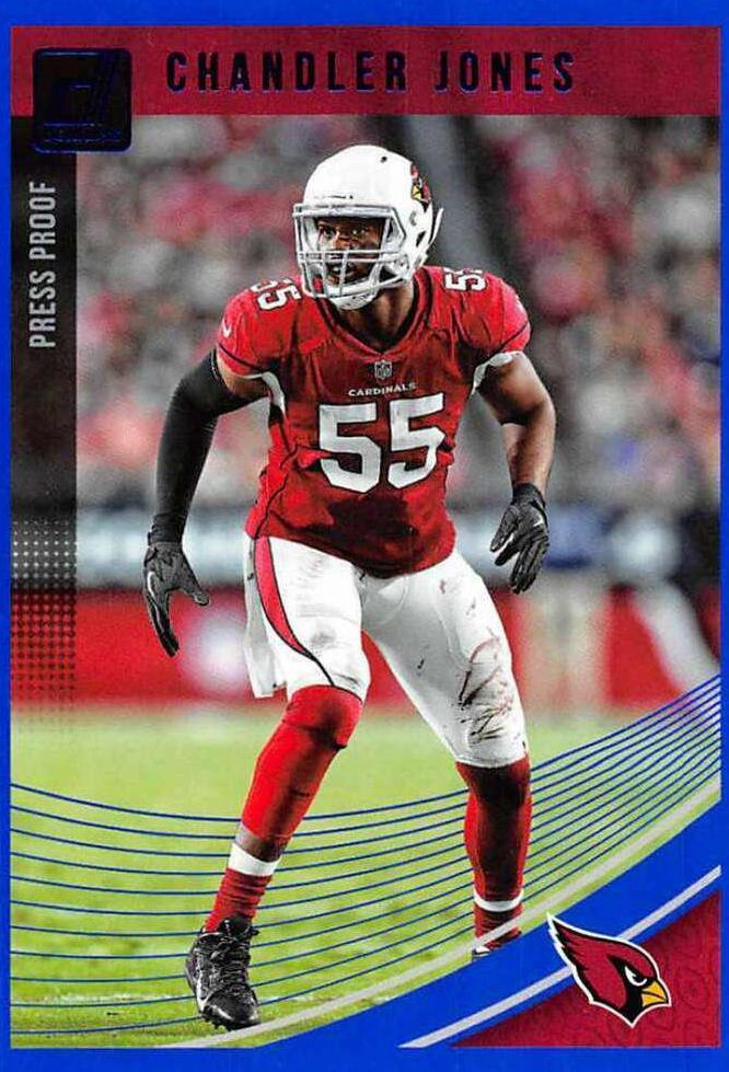 Chandler Jones [Press Proof Blue] #3