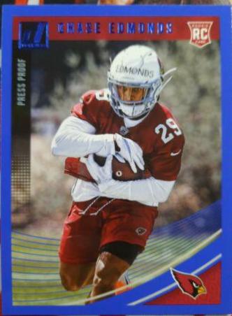 Chase Edmonds [Press Proof Blue] #386