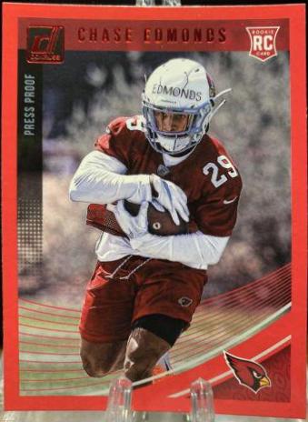Chase Edmonds [Press Proof Red] #386