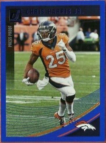 Chris Harris Jr. [Press Proof Blue] #89