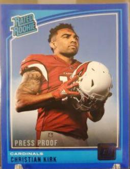 Christian Kirk [Press Proof Blue] #313