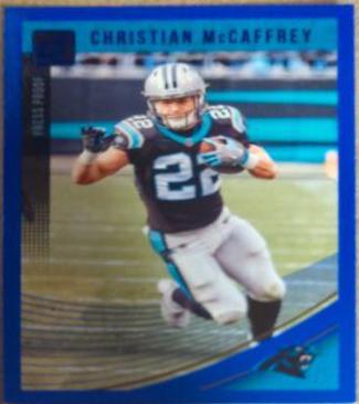 Christian McCaffrey [Press Proof Blue] #40