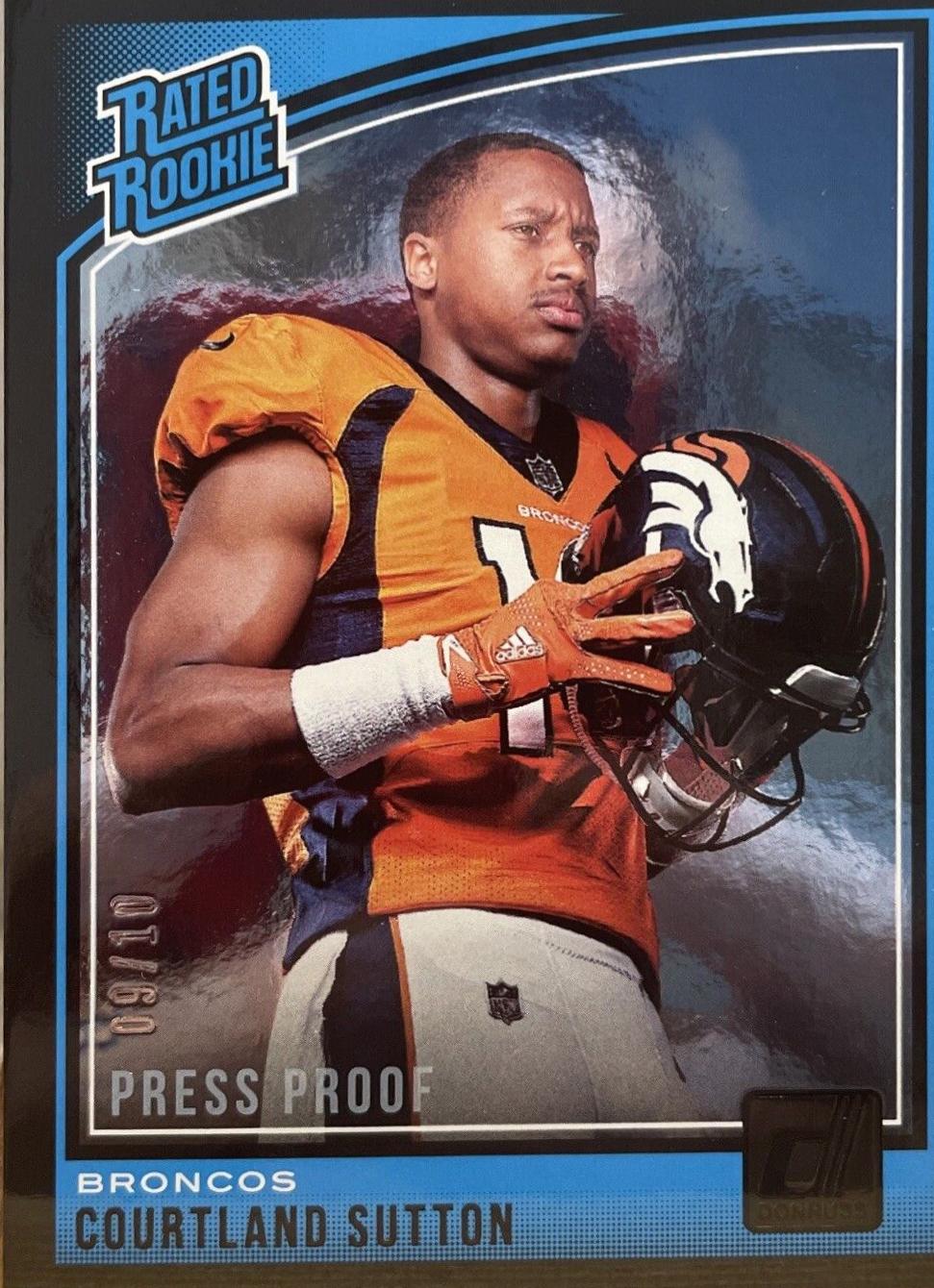 Courtland Sutton [Press Proof Black] #312