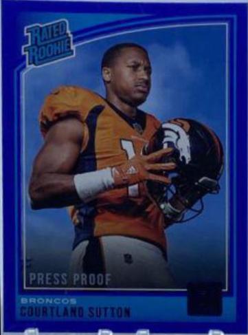 Courtland Sutton [Press Proof Blue] #312
