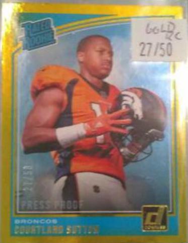 Courtland Sutton [Press Proof Gold] #312