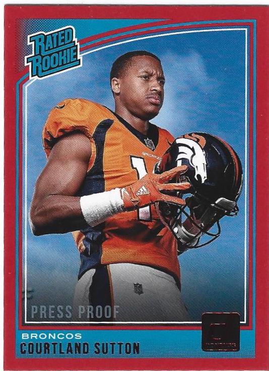 Courtland Sutton [Press Proof Red] #312
