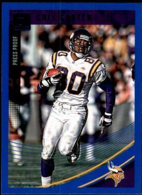 Cris Carter [Press Proof Blue] #176