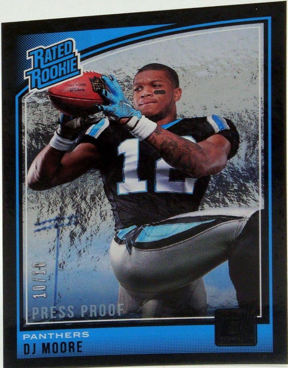 DJ Moore [Press Proof Black] #316
