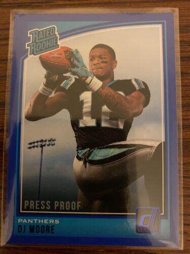 DJ Moore [Press Proof Blue] #316