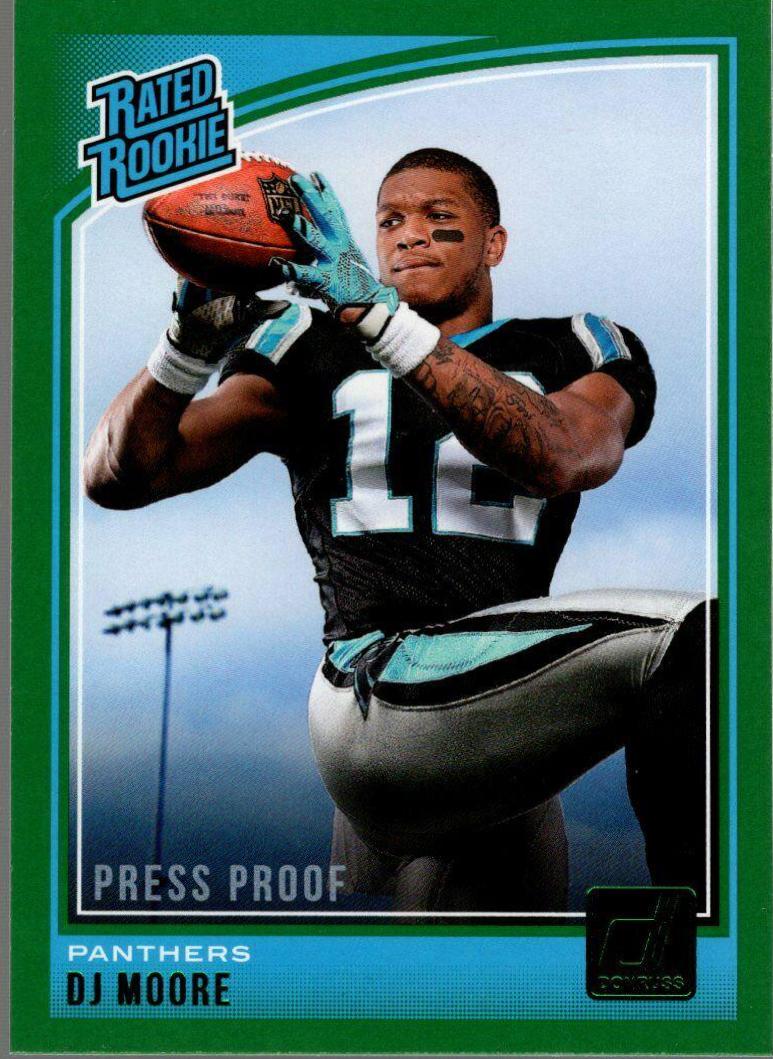 DJ Moore [Press Proof Green] #316