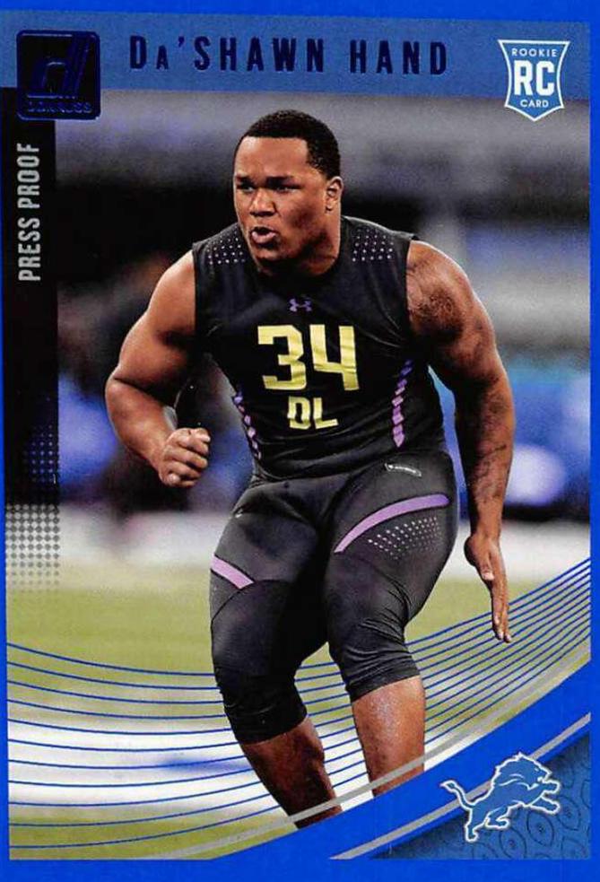 Da'Shawn Hand [Press Proof Blue] #393