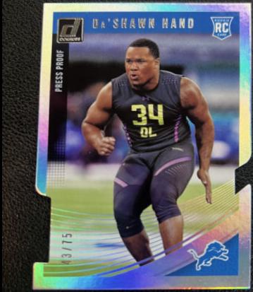 Da'Shawn Hand [Press Proof Silver Die-Cut] #393