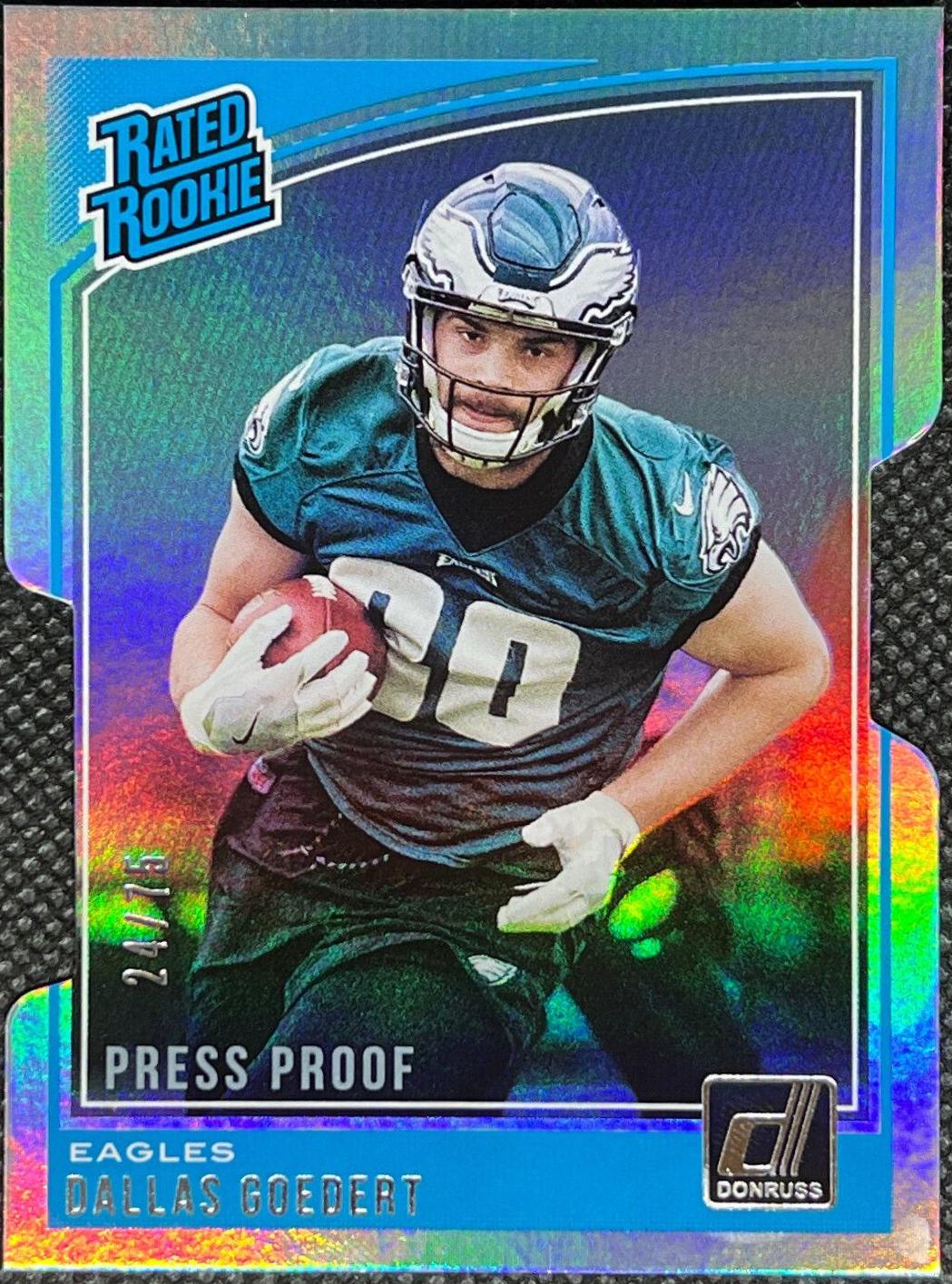 Dallas Goedert [Press Proof Silver Die-Cut] #347