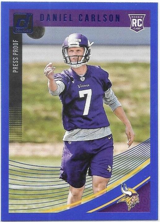 Daniel Carlson [Press Proof Blue] #399