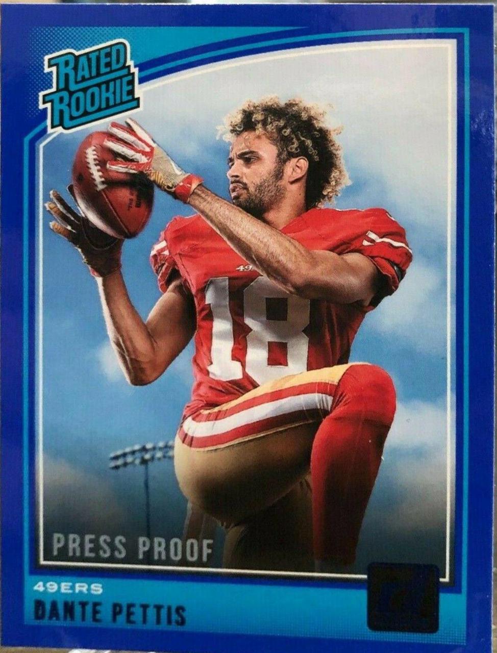 Dante Pettis [Press Proof Blue] #321