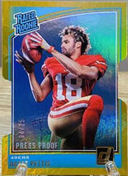 Dante Pettis [Press Proof Gold Die-Cut] #321