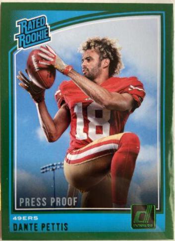 Dante Pettis [Press Proof Green] #321