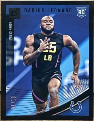 Darius Leonard [Press Proof Black] #365