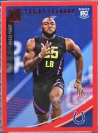 Darius Leonard [Press Proof Red] #365