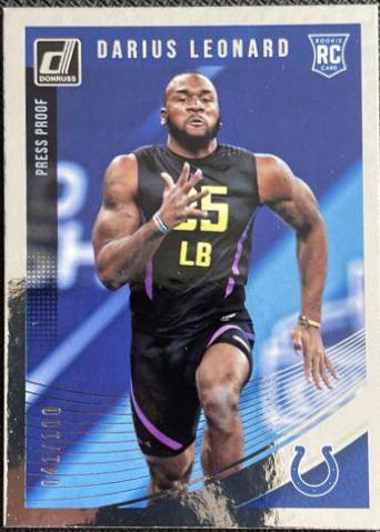 Darius Leonard [Press Proof Silver] #365