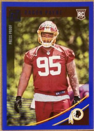 Daron Payne [Press Proof Blue] #355
