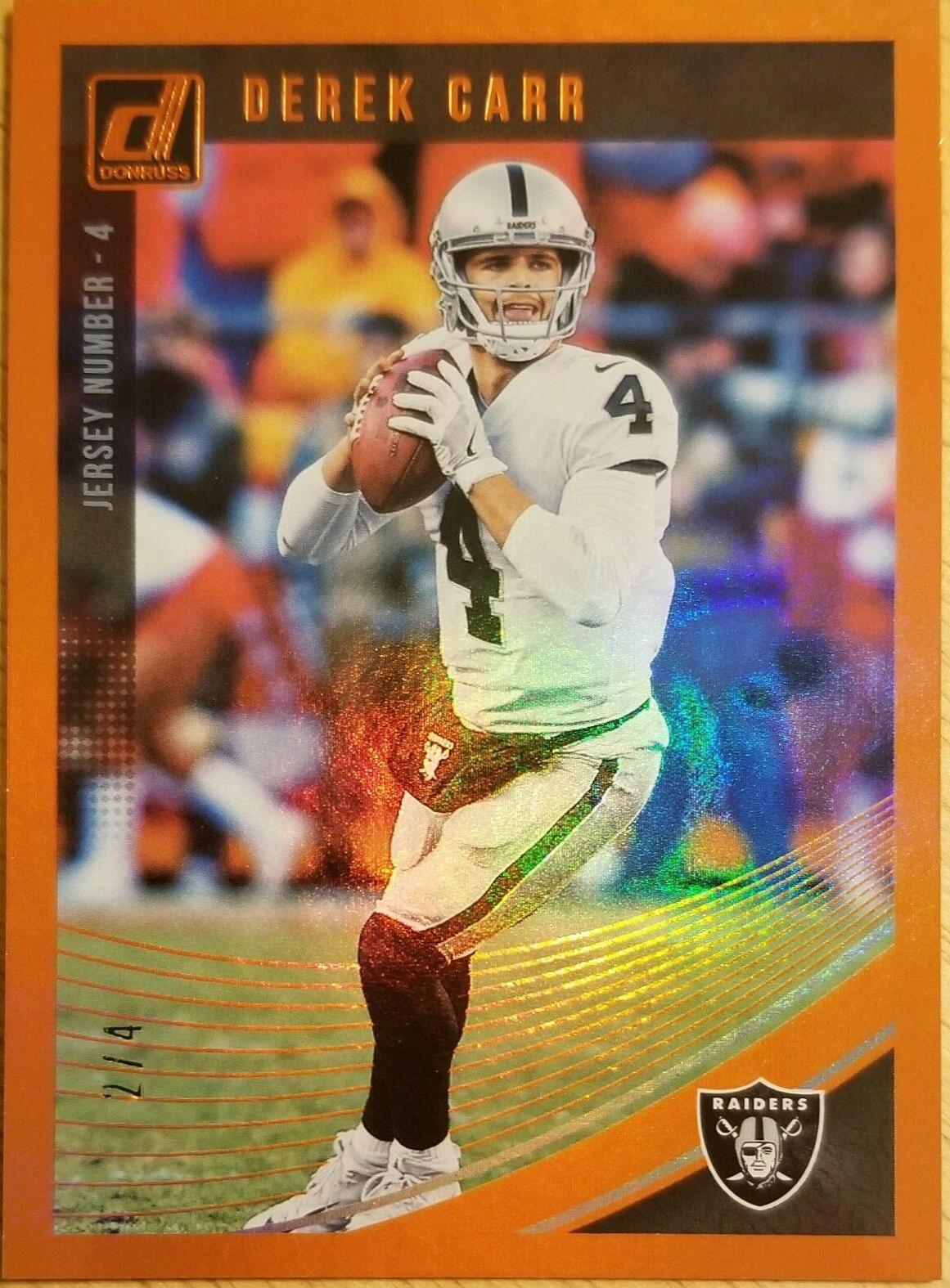 Derek Carr [Jersey Number] #217