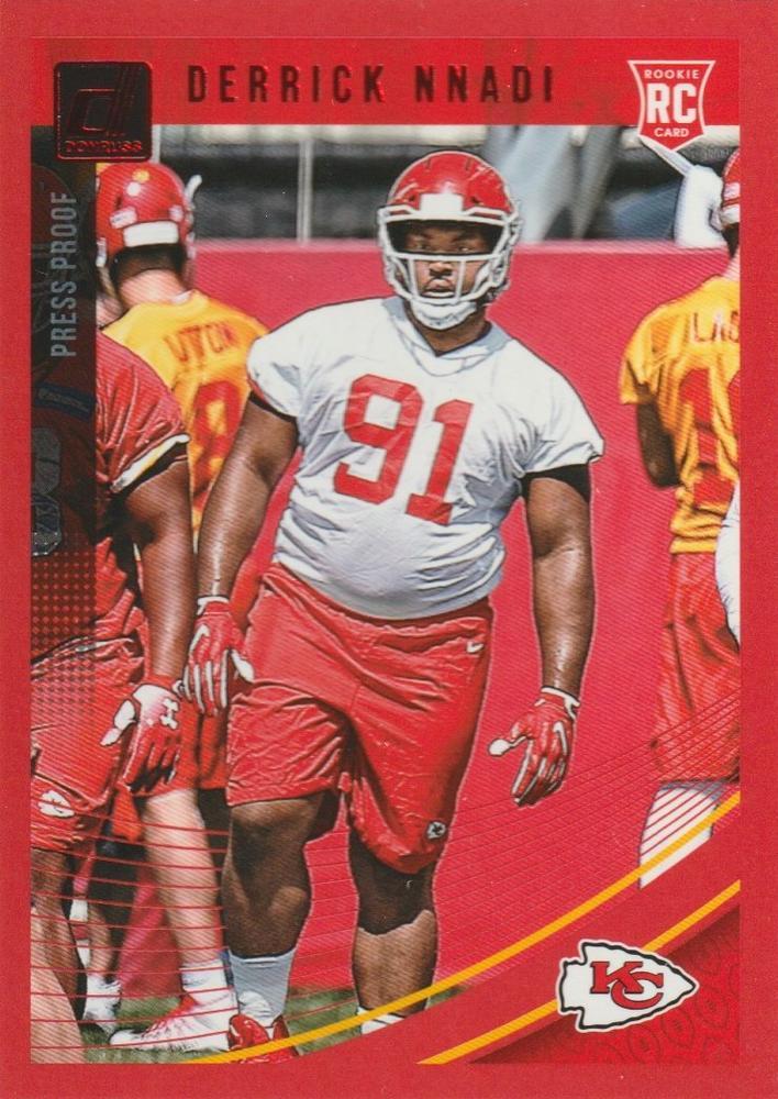 Derrick Nnadi [Press Proof Red] #392