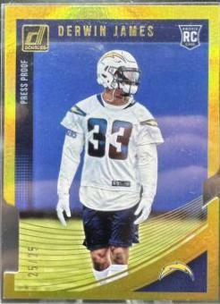 Derwin James [Press Proof Gold Die-Cut] #358