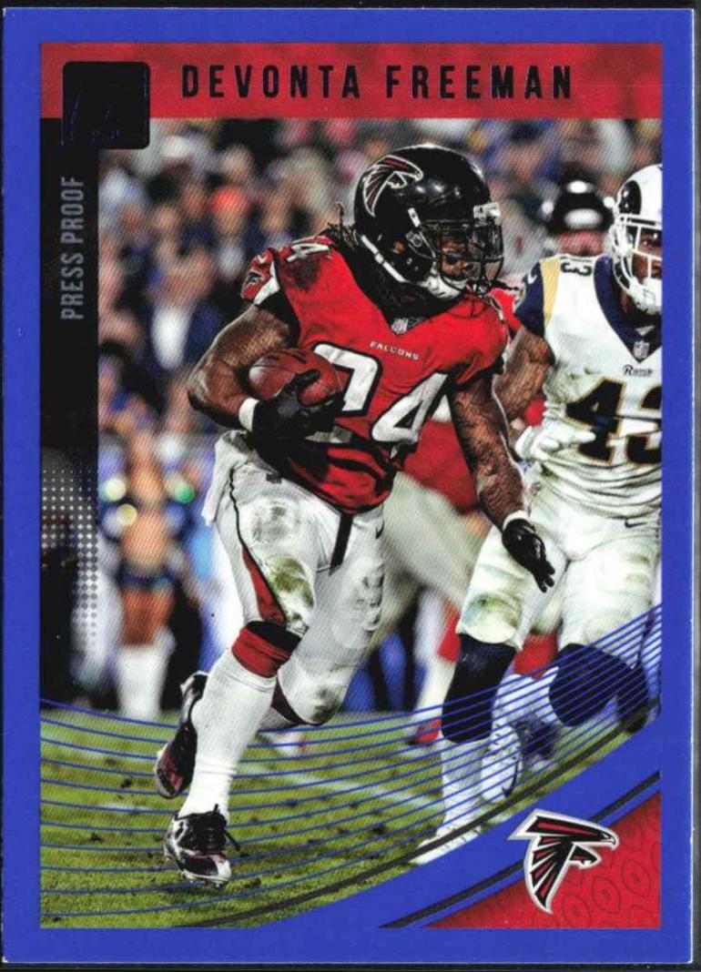 Devonta Freeman [Press Proof Blue] #13