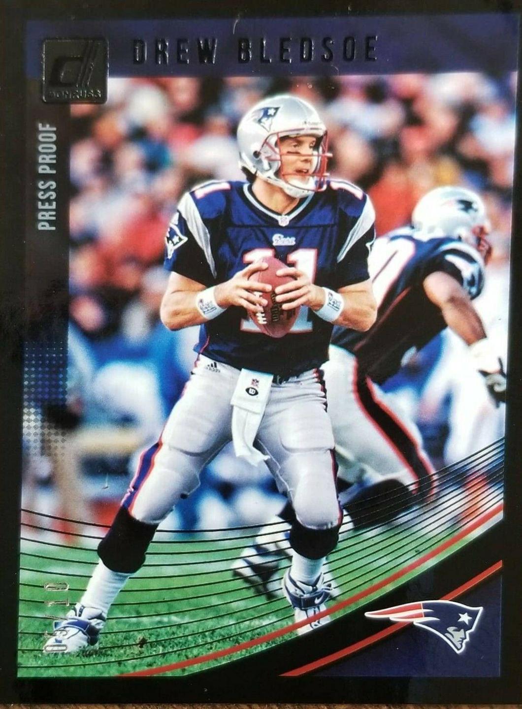 Drew Bledsoe [Press Proof Black] #192